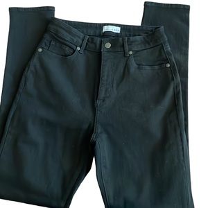 Ann Taylor Loft Jeans Dark Black Sz 27 / 4 The Curvy Skinny 5 Pockets Pants